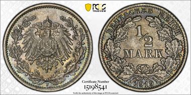 1919-F 1/2 Mk J-16 MS64