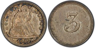 1849 3C J-111 Original PR60