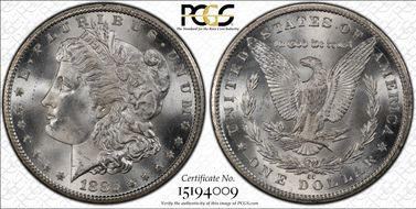 1885-CC $1 MS66+