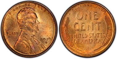 1919-S 1C MS64RD