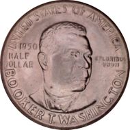 1950-D 50C Booker T. Washington MS66