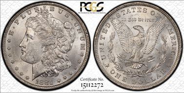 1881-O $1 MS64