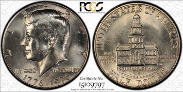 1976-D 50C Clad MS64