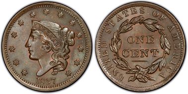 1837 1C N-10 MS64BN
