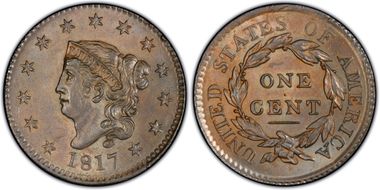 1817 1C N-5 MS63BN