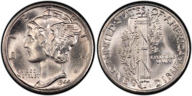 1944-D/D 10C RPM, FS-501 MS65FB