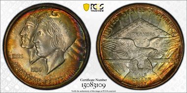 1937 50C Arkansas MS66