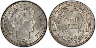 1905-O 10C Micro O MS62