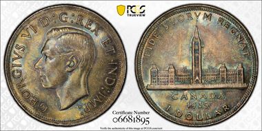 1939 S$1 MS65