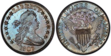 1807 50C Draped Bust MS65