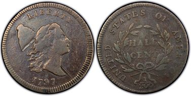 1797 1/2C Plain Edge VF20BN