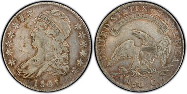 1807 50C Large Stars, 50/20 VF20