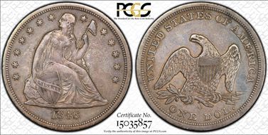 1846-O $1 XF45