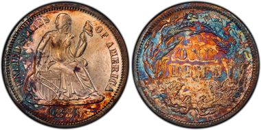 1889 10C DDR FS-801, F-106 MS63