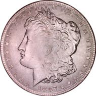 1887 $1 MS64