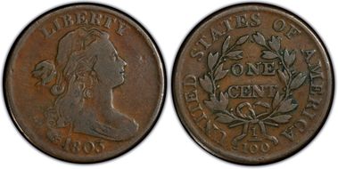 1803 1C Small Date, Large Fraction VF20BN