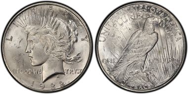 1922-D $1 MS64