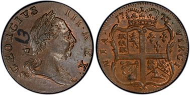 1773 VA 1/2P No Period MS63BN