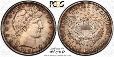 1900 50C MS63