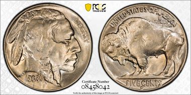 1930-S 5C MS64