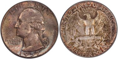 1957 25C Type B Reverse, FS-901 MS66