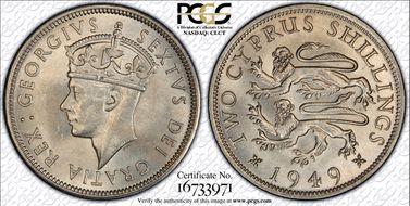 1949 2 Shil MS64