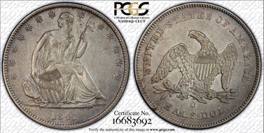 1841-O 50C XF45