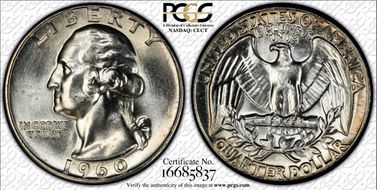 1960 25C Type B Reverse, FS-901 MS64