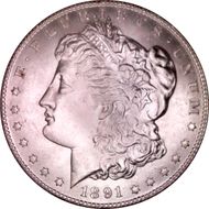1891-S $1 MS65