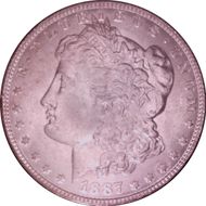 1887 $1 MS64