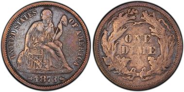 1873 10C Arrows DDO FS-101, F-103 VF25