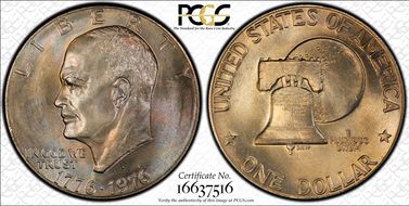 1976-D $1 Type 2 MS66