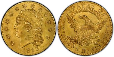 1813 $5 MS63