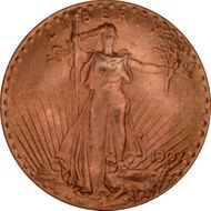 1907 $20 Saint-Gaudens MS64+