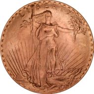 1907 $20 Saint-Gaudens MS65+