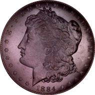 1884-CC $1 MS65+ 