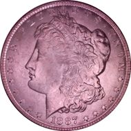 1887 $1 MS64
