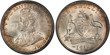 1918-M Shil MS64