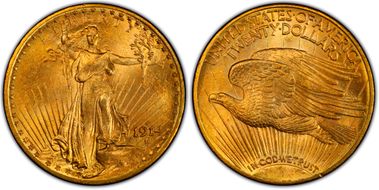 1914-S $20 MS65+