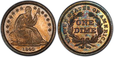 1840 10C No Drapery PR64