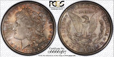 1892-S $1 MS63