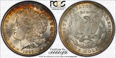 1893 $1 MS65