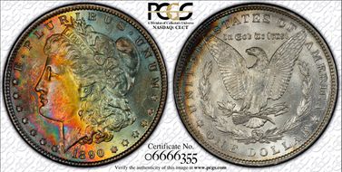 1890 $1 MS64+