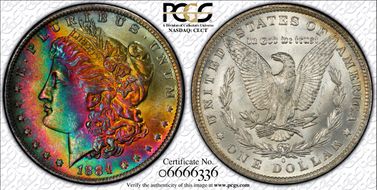 1884-O $1 MS65
