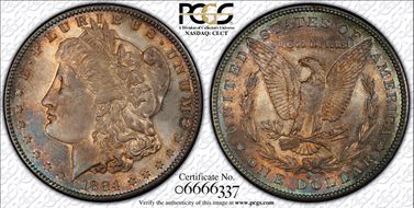 1884-S $1 MS64