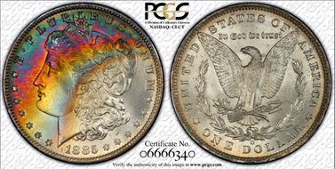1885-O $1 MS67