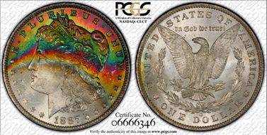 1887-O $1 MS64+
