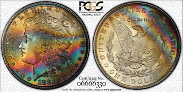 1883 $1 MS66