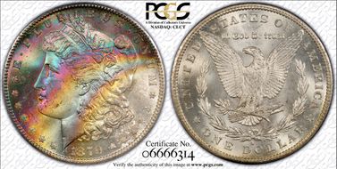 1879-S $1 MS67