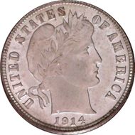1914-S 10C MS67+